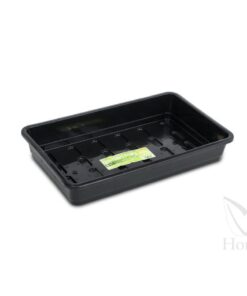 Foto Midi garden tray black without holes (37.5 x 23 x 6 cm)