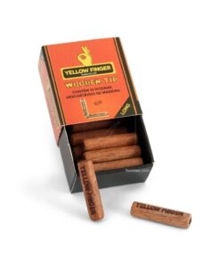 Foto Filtro wooden tip small (20 u) yellow finger