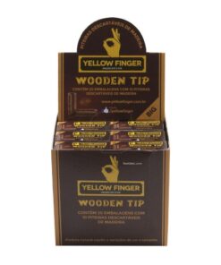 Alternative view of Filtro wooden tip big (20 u) yellow finger
