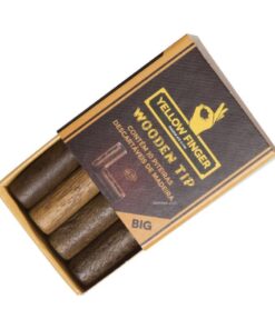 Filtro wooden tip big (20 u) yellow finger