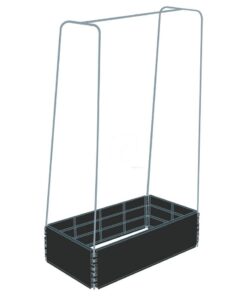 Foto Mini grow bed con estructura metalica