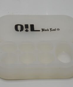 Foto Estuche de silicona 6 secciones black leaf
