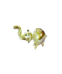 Foto Pipa Elefante Dorado Pipe del Revés 12cm