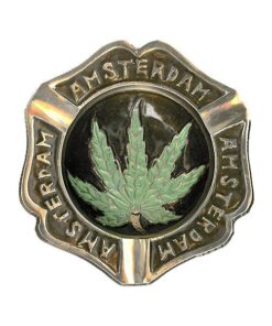 Foto Cenicero bronce amsterdam leaf 9 cm