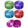 Foto Black leaf grinder de aluminio 2 pza