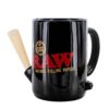 Foto Taza Cooffe Mug Raw Cone Black