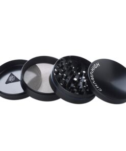 Grinder Polinizador Metal XXL Curved Black 100 mm - Imagen 2