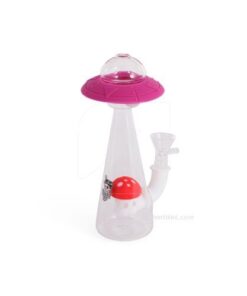 Foto Bong cristal / silicona ufo 18cm (glow) Poppins Lab