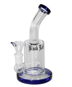 Foto Black Leaf Bubbler con Inline Slit Pipa