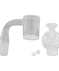 Foto BL Banger de Cuarzo Cyclone Riptide Cazoleta y Perlas