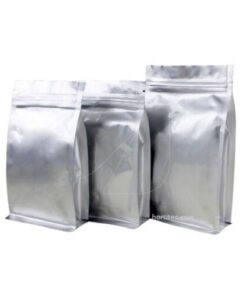 Foto Bolsa zip aluminio base plana sellable (pack 50 uds.)