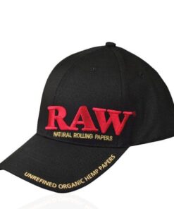 Foto Gorra Bordada Raw Black & Red