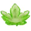 Foto Cenicero de cristal con forma de hoja