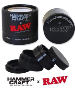Foto Raw Grinder x Hammercraft Negro 4 Partes