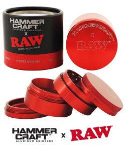 Foto Raw Grinder x Hammercraft Rojo 4 Partes